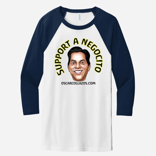 Unisex 3/4 Sleeve Baseball Tee Thumbnail